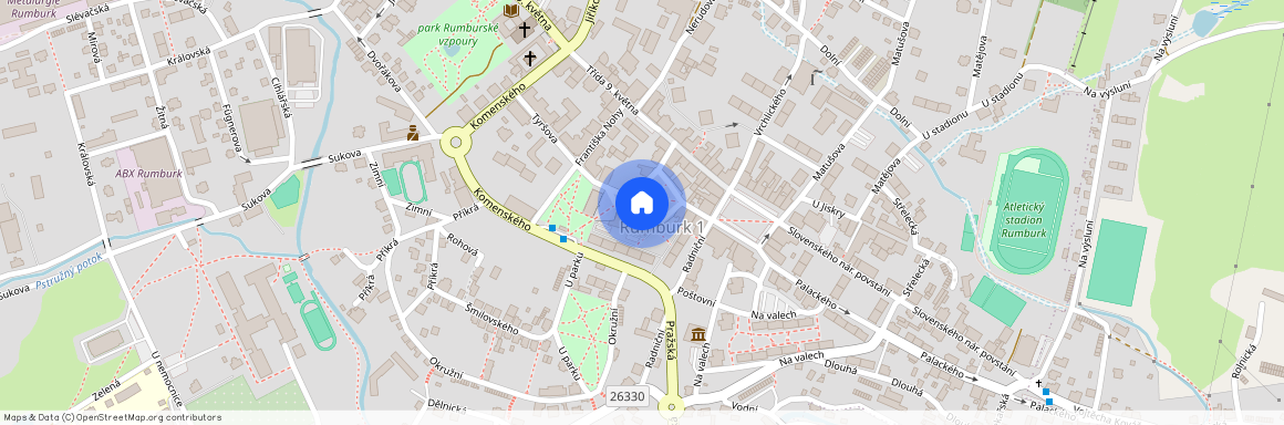 Náměstí Dobrovského, Rumburk - Rumburk 1, okres Děčín