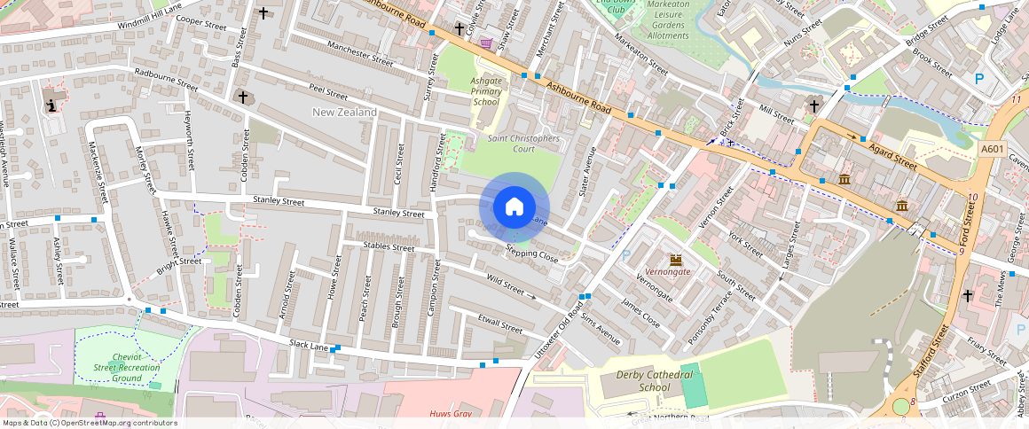 Stepping Lane, Derby, DE1