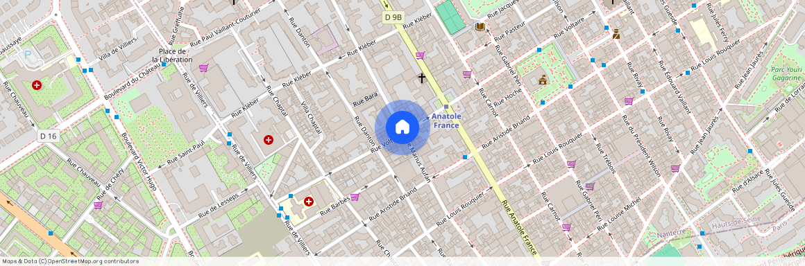 Rue Marius Aufan, Francja, Levallois-Perret