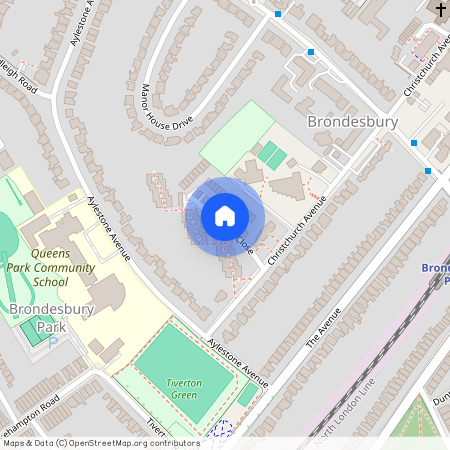 Christchurch Avenue, Mapesbury, London, NW6