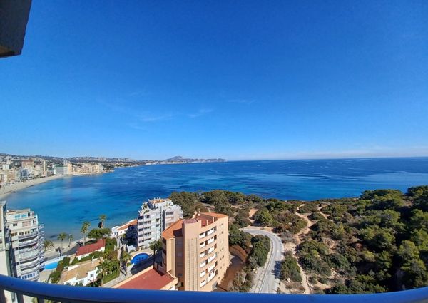 APARTMENT FOR RENT IN CALPE WITH AMAZING 360 DEGREE VIEWS