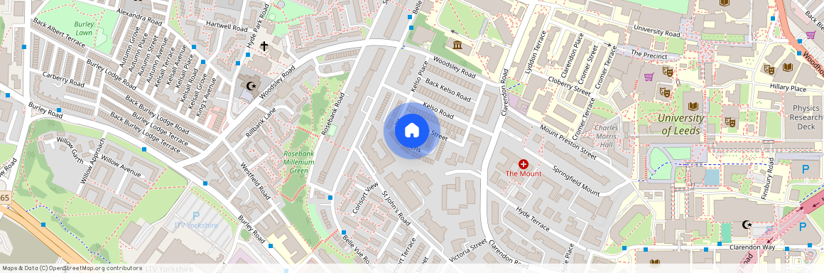 3 Kelso Gardens University Area Leeds West Yorkshire