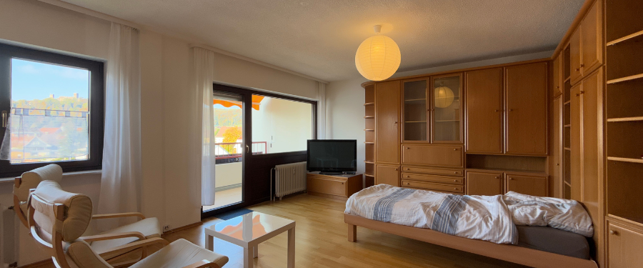 Gemütliche 1-Zimmerwohnung mit Balkon-PV-Anlage in Haagen - Foto 1