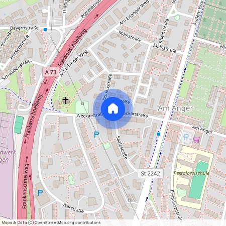 Neckarstraße, 91052, Neckarstraße    Erlangen