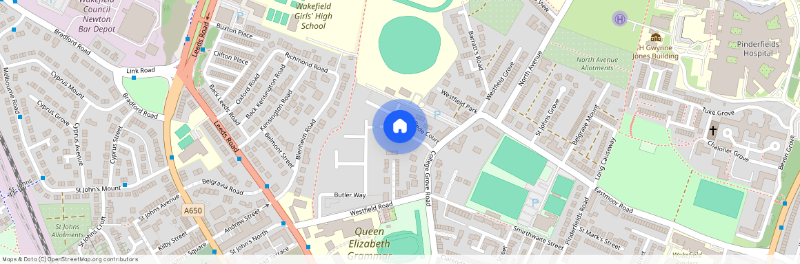 Hepworth Gardens, Wakefield, West Yorkshire, UK, WF1