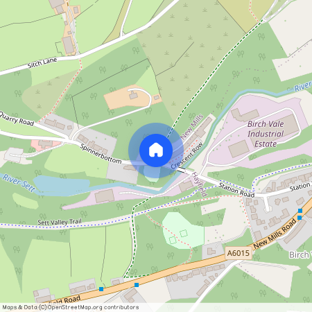 Crescent Row, Birch Vale, SK22