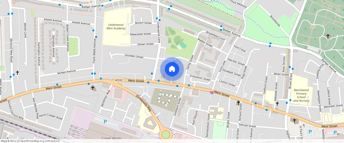 Oxford Mews, Crewe, CW1