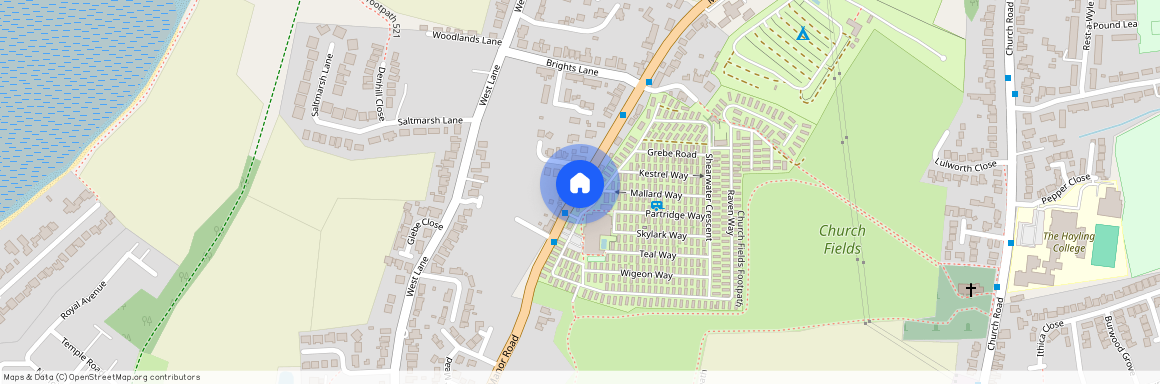 Flint cottages, Manor Road, Hayling Island