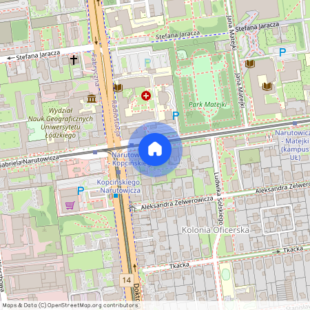 Narutowicza 91 A, Radiostacja, Śródmieście, Łódź, łódzkie