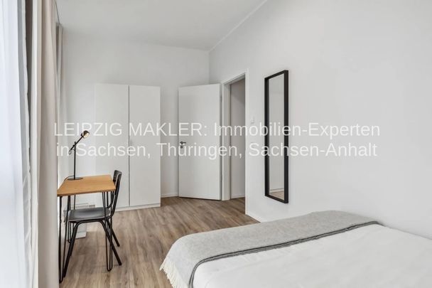 Schönes Zimmer in einem modernen 5-Raum Apartment mit allem inklusive im Zentrum von Leipzig - Photo 1