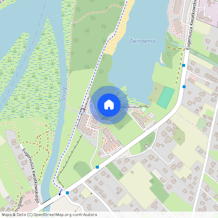 ul. Eugeniusza Kwiatkowskiego, Drabinianka, Rzeszów, podkarpackie