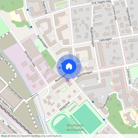 Ellen Rydéns Väg 1, Bromsten