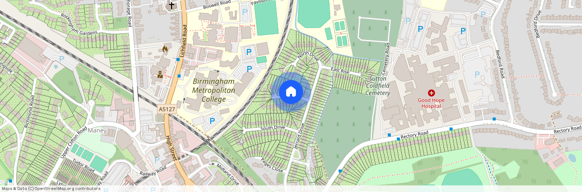 West Rise, Sutton Coldfield, West Midlands, B75