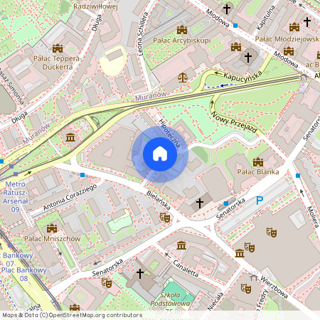 ul. Daniłowiczowska, Śródmieście Północne, Śródmieście, Warszawa, mazowieckie