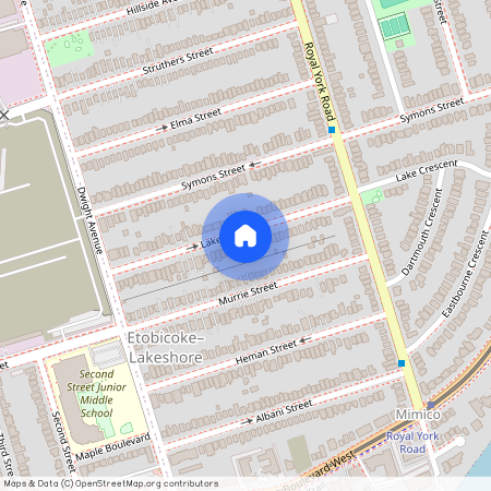 93 Lake Crescent Unit# Lower, Toronto