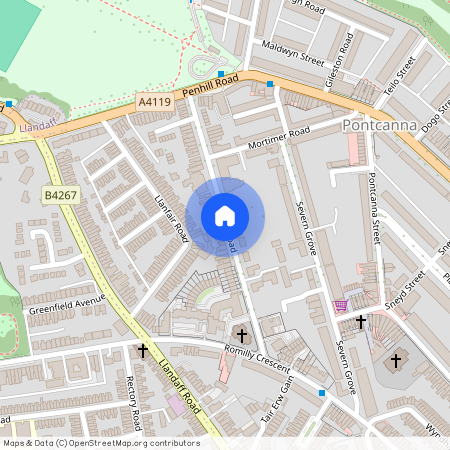 Conway Road, Pontcanna, Cardiff