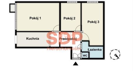 Na Ochocie, blisko uczelni, 3 opokoje z ddzielną kuchnią - Фото 5