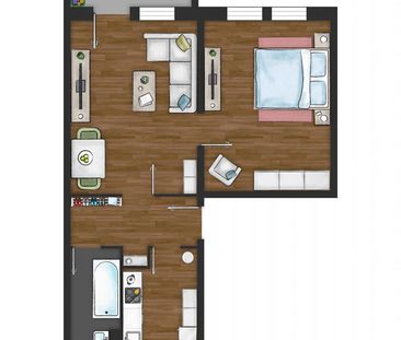 Gestalten Sie Ihr Zuhause! Helle 2-Zimmer-Wohnung mit Balkon in Plauen - Photo 2