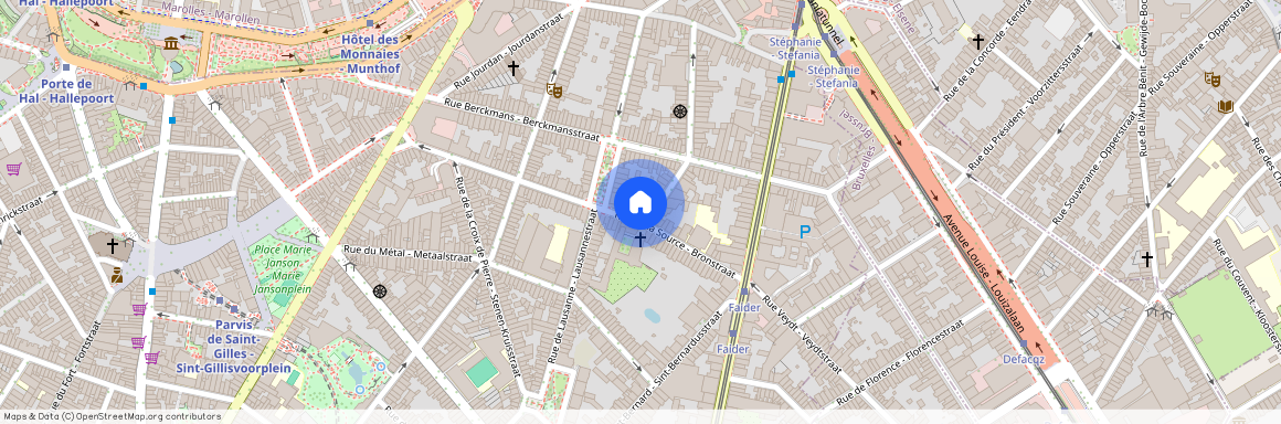 Rue de la Source, 74, 1060, Saint-Gilles