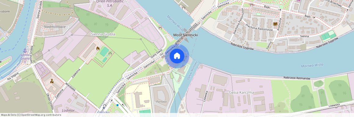 ul. Siennicka, Śródmieście, Gdańsk, pomorskie