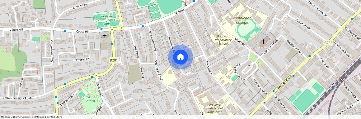 Lansdowne Road, Wimbledon, London, SW20