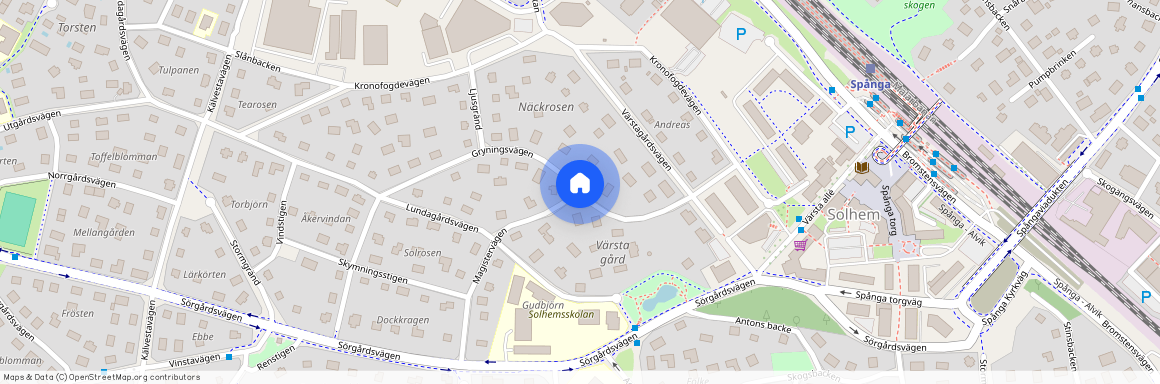 Gryningsvägen, Spånga