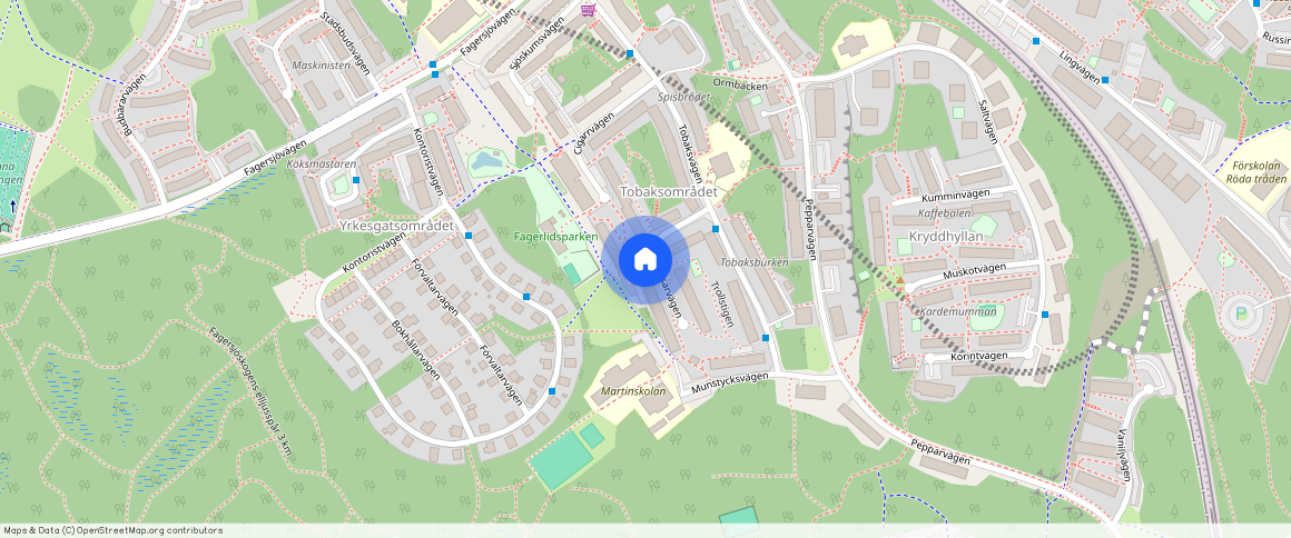 Piprensarvägen **, Hökarängen