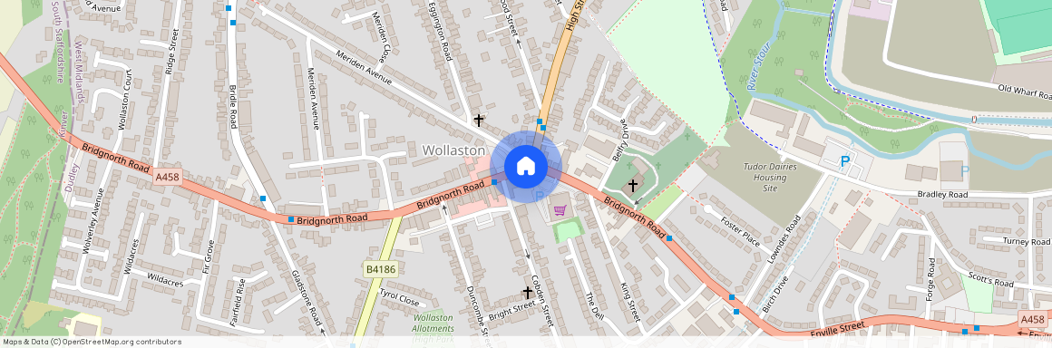 Bridgnorth Road, Wollaston