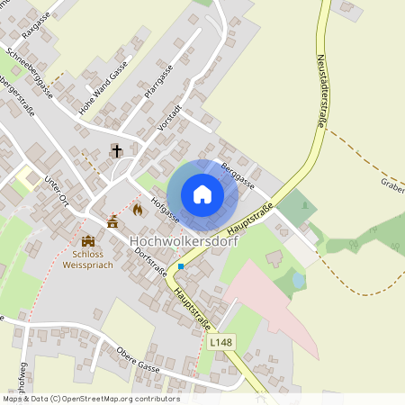 2802 Hochwolkersdorf, Alpenlandstraße 2, 4, 6, 8, 10