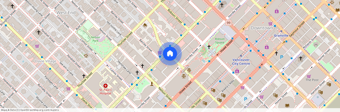 google map, Vancouver, Vancouver, Metro Vancouver, V6Z