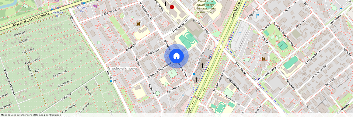 Warszawa, Praga-Południe, Grochów, Sygietyńskiego, /, Międzyborska