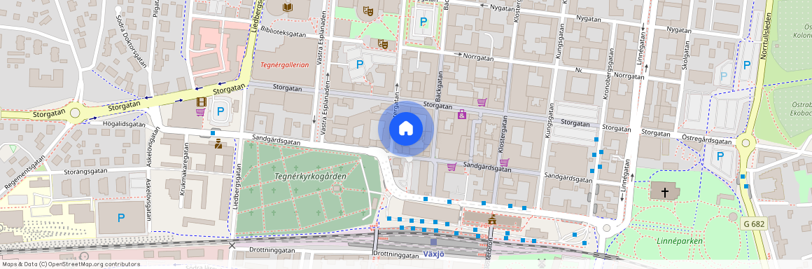 Växjö, Västergatan, 6B, 35230