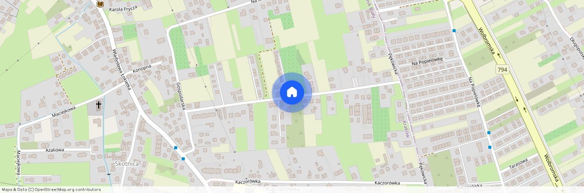 ul. Gryczana, Tonie, Prądnik Biały, Kraków, małopolskie