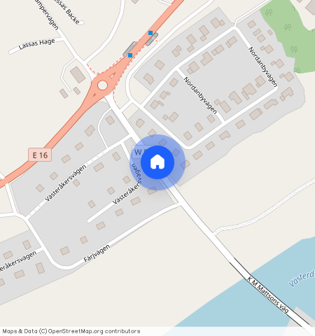 Västeråkersvägen, Mockfjärd