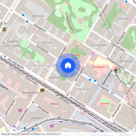 Centrala Sundbyberg, Stockholm, Sturegatan 37