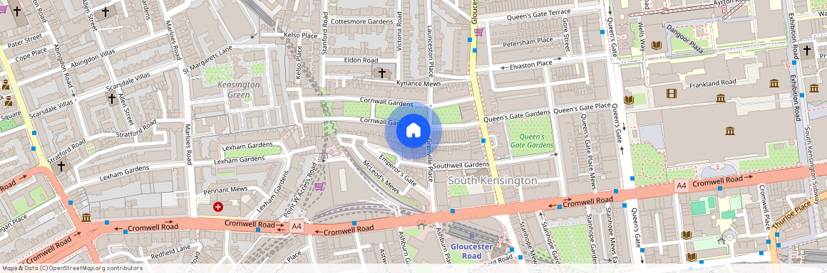 Cornwall Gardens, South Kensington, SW7, London