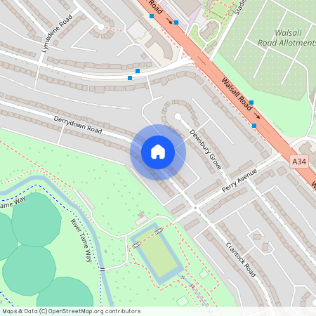 Derrydown Road, Birmingham, B42