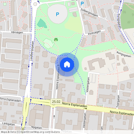 Västra Esplanaden, Växjö