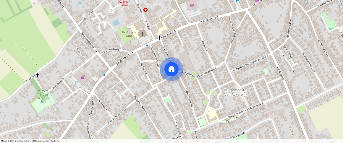 Nieuwe Kouterdreef ** bus W4, 9240 Zele