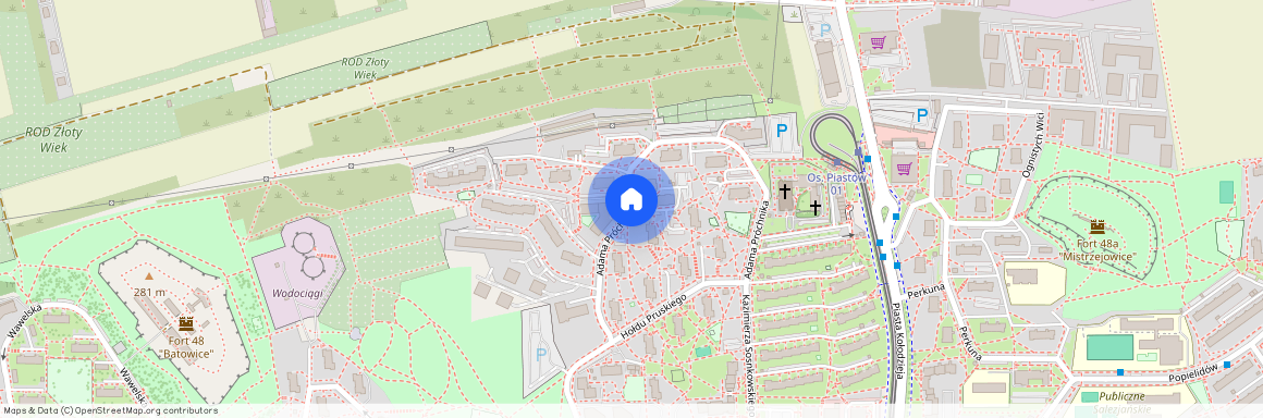 ul. Adama Próchnika, Mistrzejowice, Mistrzejowice, Kraków, małopolskie