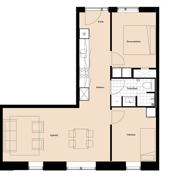 Gartnertorvet 2, 2. 3, Odense - Photo 1