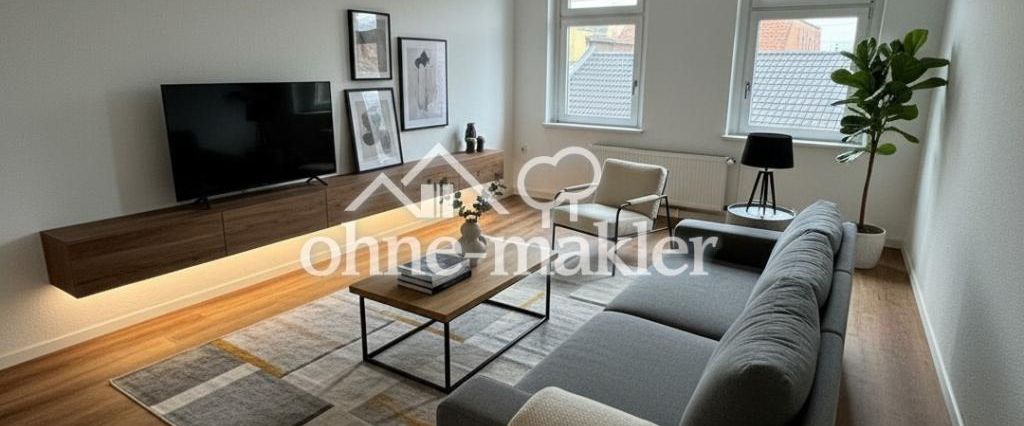 Teilsanierte 3-Zimmer-Wohnung mit Südbalkon & Einbauküche - Photo 1