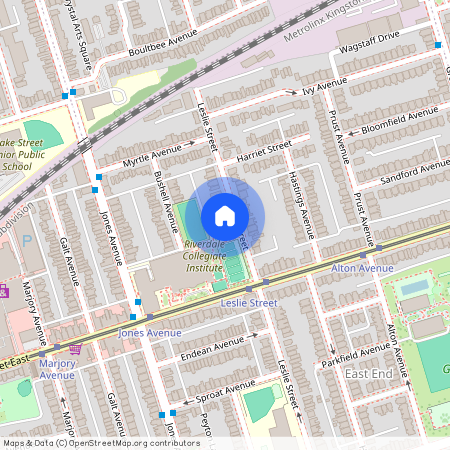 390 Leslie Street Unit# basement, Toronto