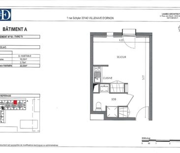 Location Appartement 1 pièce 22m² VILLENAVE D ORNON 33140 - Photo 2