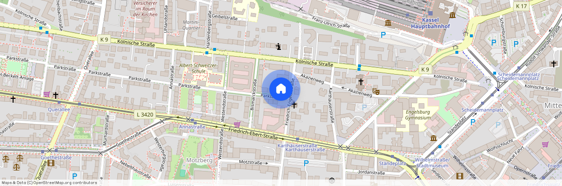 Parkstr. 4, 34117 Kassel OT Stadtmitte