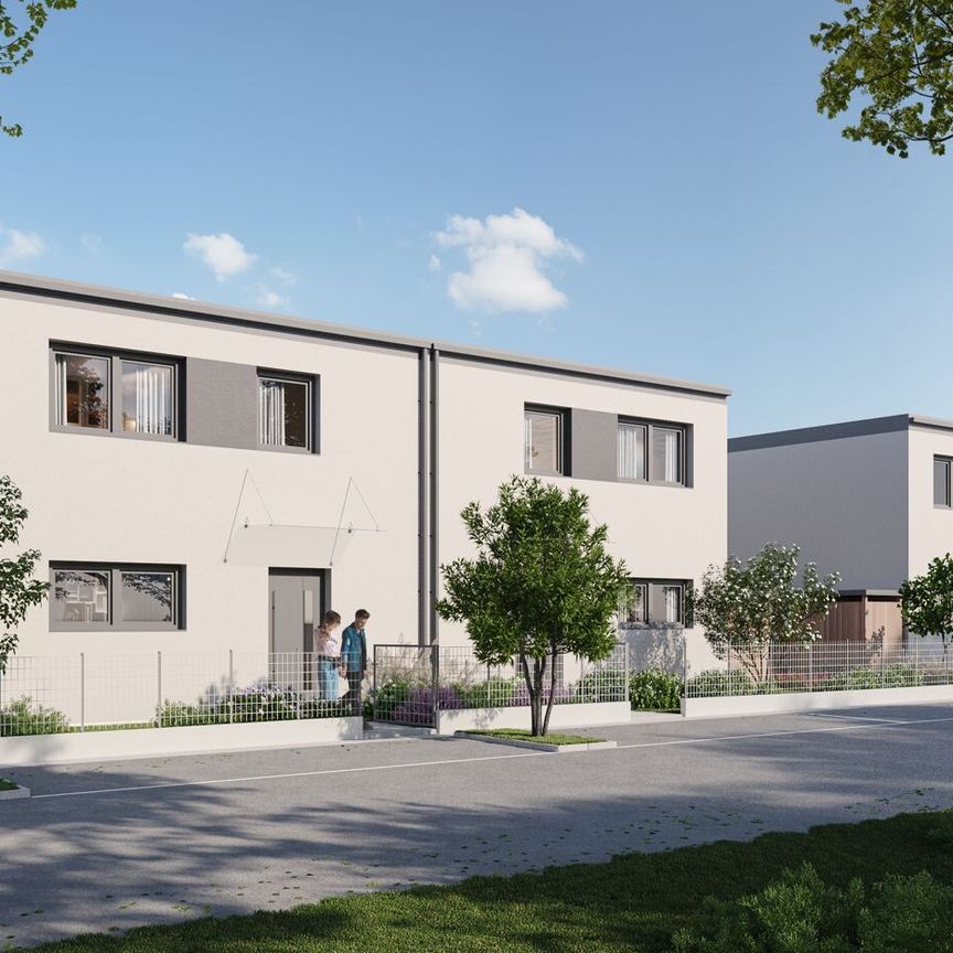 Modern, hell, exklusiv - Mietkauf Doppelhaushälfte in attraktiver Lage von Stoob - Photo 1