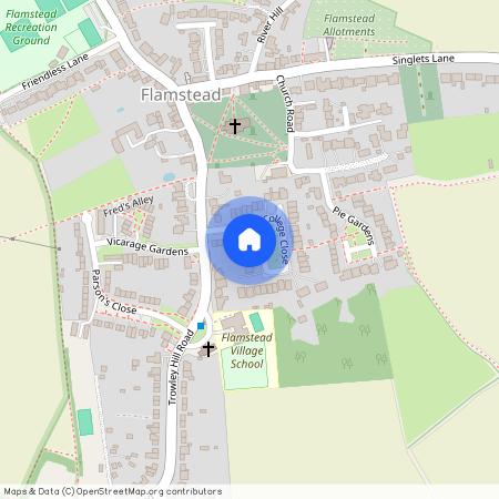College Close, Flamstead, St. Albans, Hertfordshire, AL3