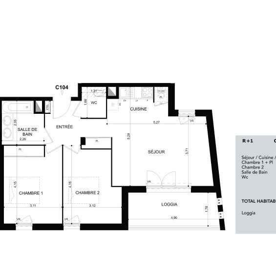 Location Appartement 3 pièces 62m² TOULOUSE 31200 - Photo 2