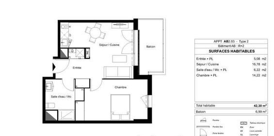 Location Appartement 2 pièces 42m² BASSENS 33530 - Photo 3