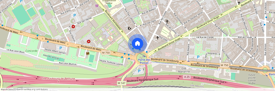 153 Boulevard Montebello, 59000 Lille